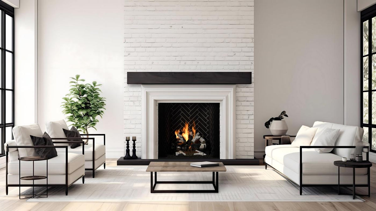 Majestic Ashland wood burning fireplace