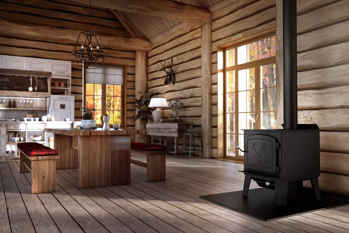 Drolet Black Stag II wood stove