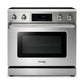 Thor Kitchen 4-Piece Appliance Package - 36-Inch Electric Range with Tilt Panel, French Door Refrigerator, Wall Mount Hood, and Dishwasher in Stainless Steel