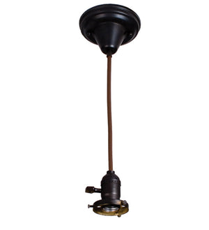 Meyda CLOTH COVERED PADDLE SOCKET HANGER 2.25" FITTER'101471