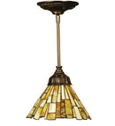 Meyda 8"W Delta Jadestone Mini Pendant'103045