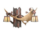 Meyda 23.5" Wide Antlers Fallow Deer 2 Light Wall Sconce- 106612 - MyBBQDirect