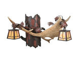 Meyda 23.5" Wide Antlers Fallow Deer 2 Light Wall Sconce- 106612 - MyBBQDirect