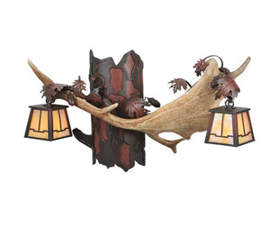 Meyda 23.5" Wide Antlers Fallow Deer 2 Light Wall Sconce- 106612 - MyBBQDirect