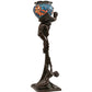 Meyda  35" High Lovers' Trangle W/Tiffany Goldfish Table Lamp- 10708