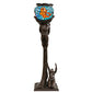 Meyda  35" High Lovers' Trangle W/Tiffany Goldfish Table Lamp- 10708