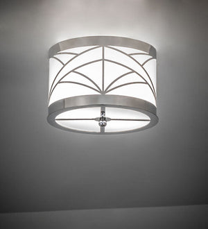 Meyda 9" Wide Revival Deco Cilindro Flushmount 111286