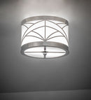 Meyda 9" Wide Revival Deco Cilindro Flushmount 111286