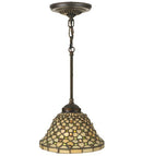 Meyda 8" Wide Diamond & Jewel Mini Pendant 111706