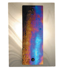 Meyda 9"W Metro Aurora Borealis Glass Wall Sconce 111930
