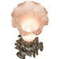Meyda 8"H Pink Pond Lily Victorian Accent Lamp '11241