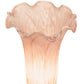 Meyda 8"H Pink Pond Lily Victorian Accent Lamp '11241