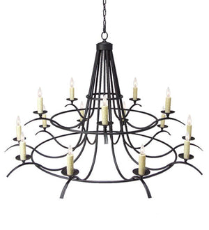 Meyda 78" Wide Octavia 15 Light Chandelier 116257