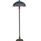 Meyda 60"H Tiffany Hanginghead Dragonfly Floor Lamp '118843