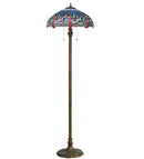 Meyda 60"H Tiffany Hanginghead Dragonfly Floor Lamp '118843