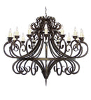 Meyda 60" Wide Symen 16 Light Chandelier 120265