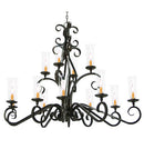 Meyda 60" Wilkes Two Tier Oblong Chandelier 120293