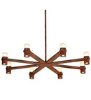 Meyda 72"W Etoiles 8 Arm Chandelier 121910