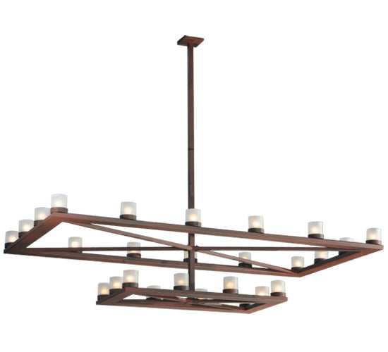 Meyda 96.5"L Stratum 2 Tier Chandelier 121911 - MyBBQDirect