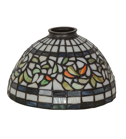 Meyda 8" Wide Tiffany Turning Leaf Shade '127295