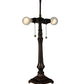 Meyda  25"H Diamondring Table Lamp '134537