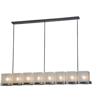 Meyda 78"L Ice Cube 8 LT Oblong Chandelier '135816