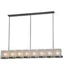 Meyda 78"L Ice Cube 8 LT Oblong Chandelier '135816