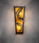 Meyda 5" Wide Leaping Trout Wall Sconce '140840