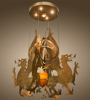 Meyda 80"W Dragos Pendant '142893