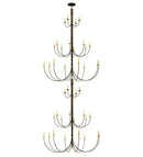 Meyda 78" Wide Cheal 40 Light Double Chandelier '143565