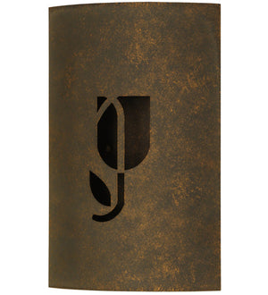 Meyda 8"w Country Inn Led Wall Sconce - 148710
