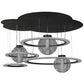 Meyda 84"w Anillo Bola Led Cascading Pendant - 152693