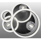 Meyda 84"w Anillo Bola Led Cascading Pendant - 152693