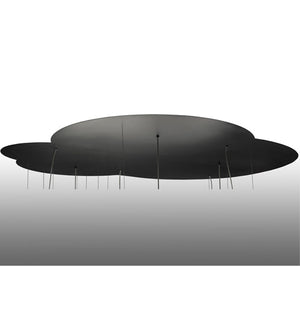 Meyda 84" Wide Anillo Uno Bola 4 Ring LED Cascading Pendant '152822