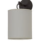 Meyda 8"w Cilindro Campbell Wall Sconce - 153357