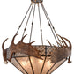 Meyda 54"W Antlers Moose Inverted Pendant- 154279 - MyBBQDirect