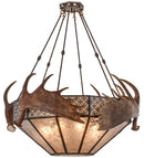 Meyda 54"W Antlers Moose Inverted Pendant- 154279 - MyBBQDirect