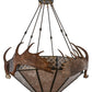 Meyda 54"W Antlers Moose Inverted Pendant- 154279 - MyBBQDirect