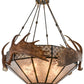 Meyda 54"W Antlers Moose Inverted Pendant- 154279 - MyBBQDirect