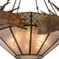 Meyda 54"W Antlers Moose Inverted Pendant- 154279 - MyBBQDirect