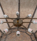 Meyda 54"W Antlers Moose Inverted Pendant- 154279 - MyBBQDirect