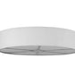 Meyda  48"w Cilindro White Textrene Led Flushmount- 154566
