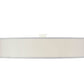 Meyda  48"w Cilindro White Textrene Led Flushmount- 154566