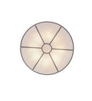 Meyda  48"w Cilindro White Textrene Led Flushmount- 154566