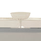 Meyda  48"w Cilindro White Textrene Led Flushmount- 154566