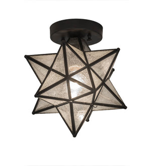 Meyda 9"W Moravian Star Flushmount '155264