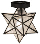 Meyda 9"W Moravian Star Flushmount '155264