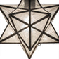 Meyda 9"W Moravian Star Flushmount '155264
