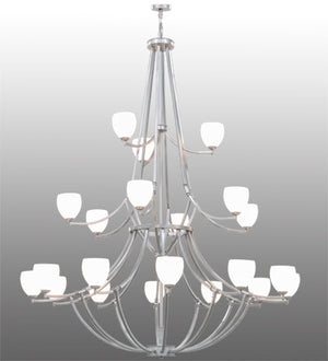 Meyda 84"W Everett 21 LT Three Tier Chandelier '156064