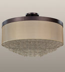 Meyda 72"w Cilindro Bulle Semi-flushmount- 158190